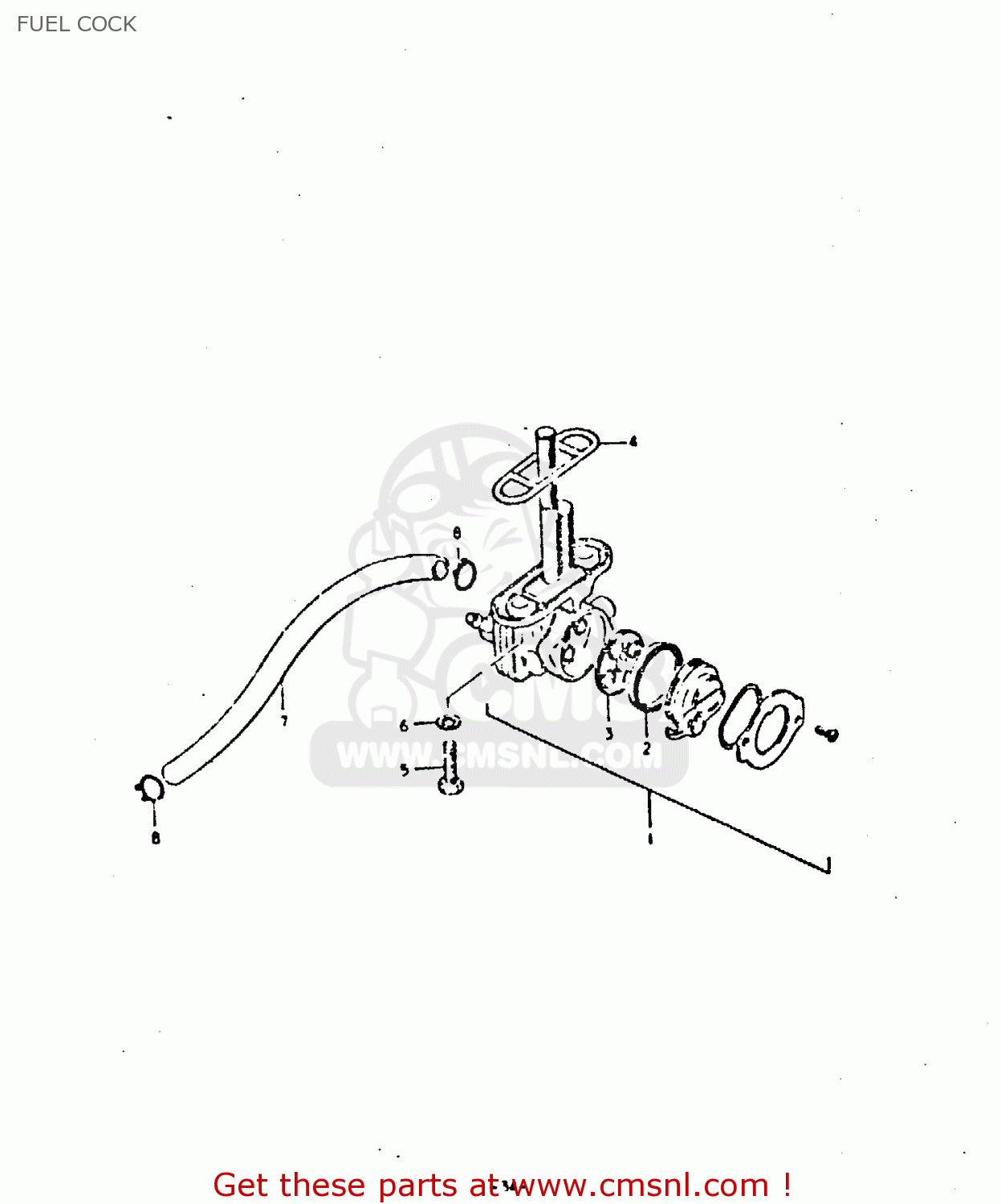 FUEL COCK GS425E 1979 (N) GENERAL EXPORT (E01)