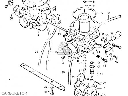 CARBURETOR - GS425E 1979 (N) GENERAL EXPORT (E01)
