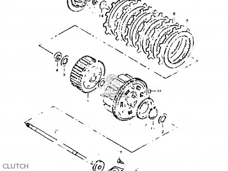 CLUTCH - GS425E 1979 (N) GENERAL EXPORT (E01)