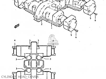 CYLINDER HEAD COVER - GS425E 1979 (N) GENERAL EXPORT (E01)