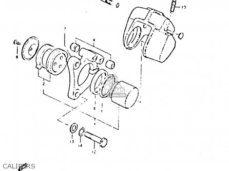 CALIPERS - GS425E 1979 (N) GENERAL EXPORT (E01)
