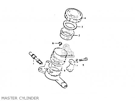MASTER CYLINDER - GS425E 1979 (N) GENERAL EXPORT (E01)