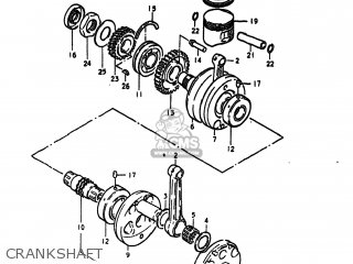 Suzuki GS425E 1979 (N) USA (E03) parts lists and schematics