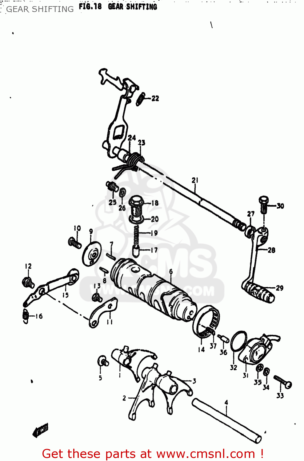 GEAR SHIFTING GS425E 1979 (N) USA (E03)
