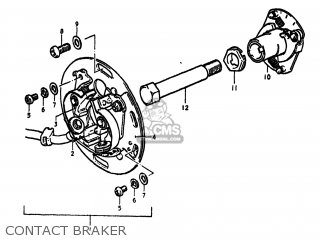 CONTACT BRAKER - GS425E 1979 (N) USA (E03)