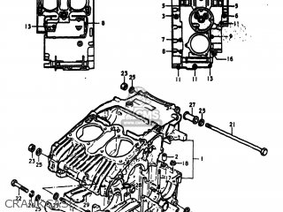 CRANKCASE - GS425E 1979 (N) USA (E03)