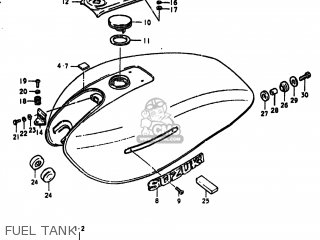 FUEL TANK - GS425E 1979 (N) USA (E03)