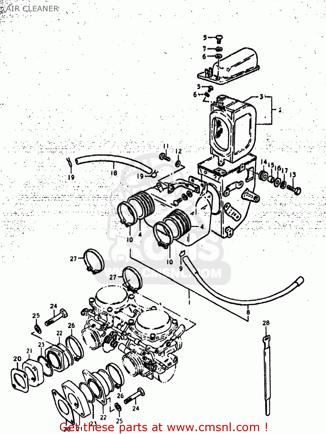 AIR CLEANER GS425L 1979 (N) USA (E03)