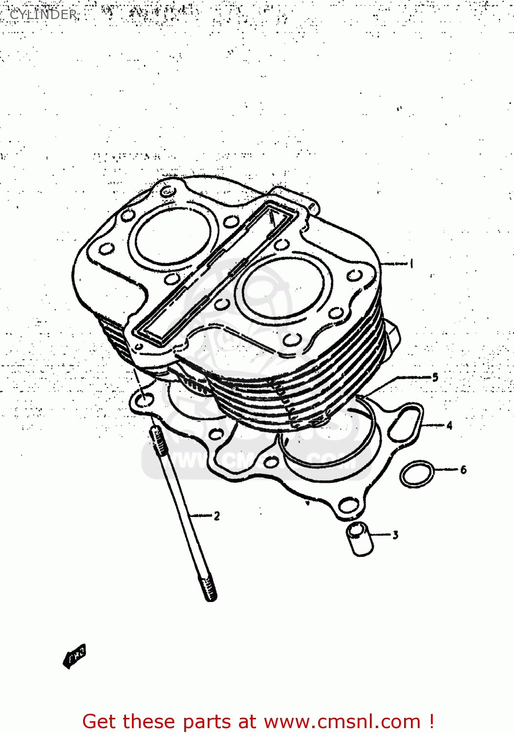 CYLINDER GS425L 1979 (N) USA (E03)