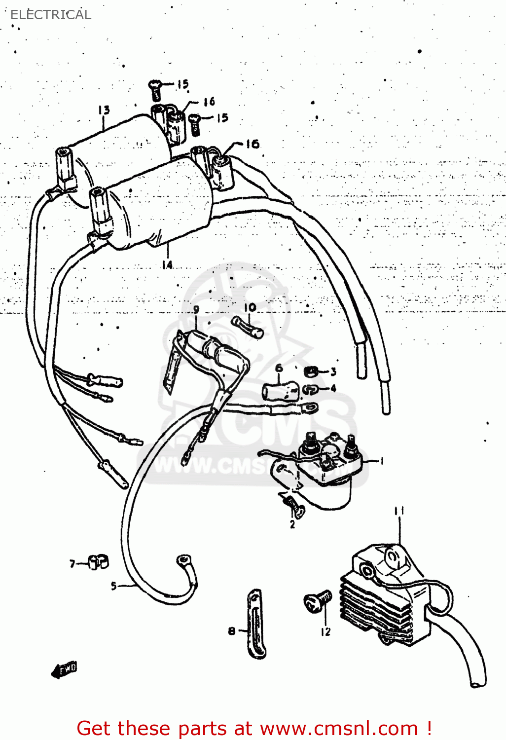 ELECTRICAL GS425L 1979 (N) USA (E03)