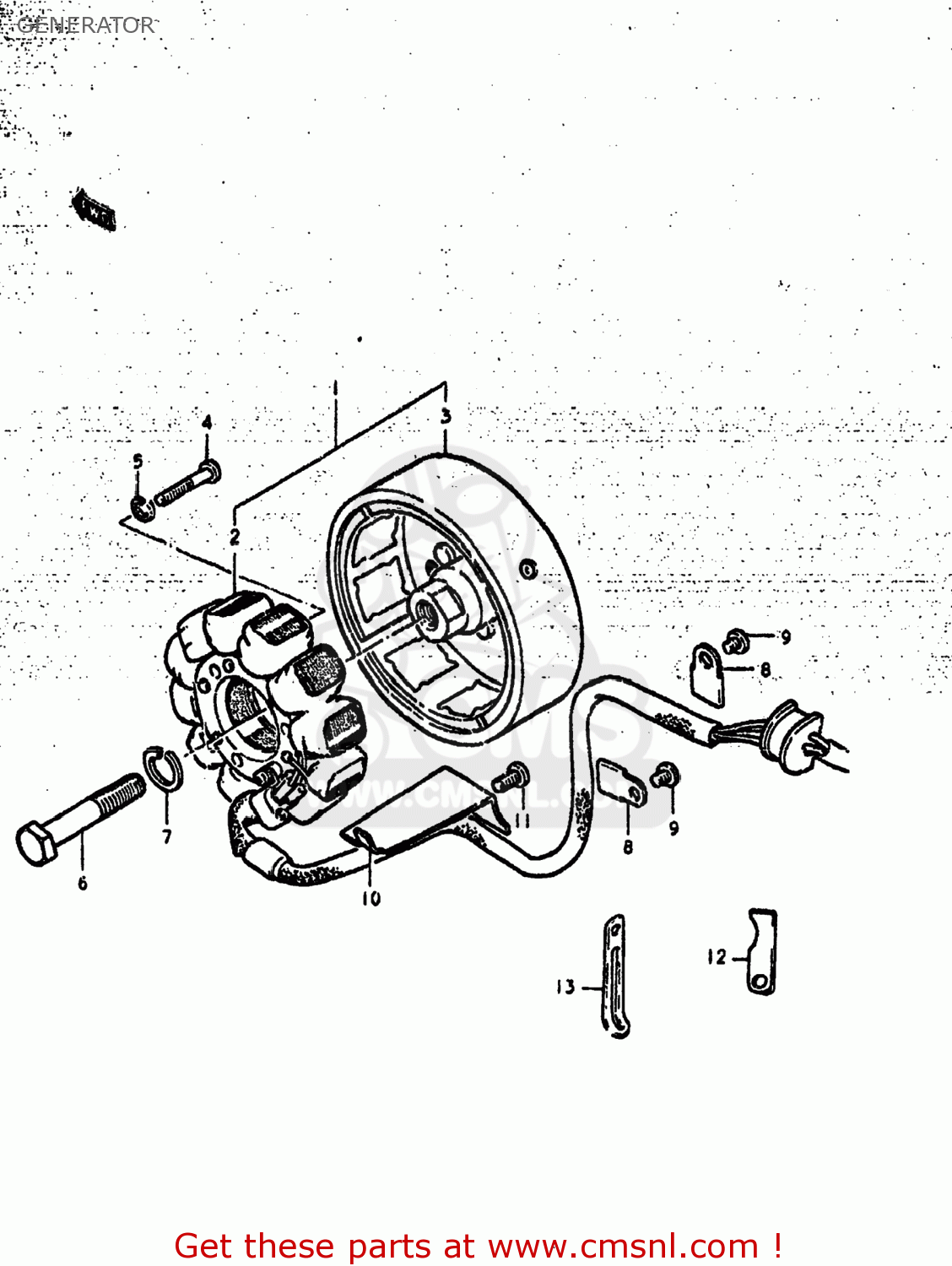 GENERATOR GS425L 1979 (N) USA (E03)