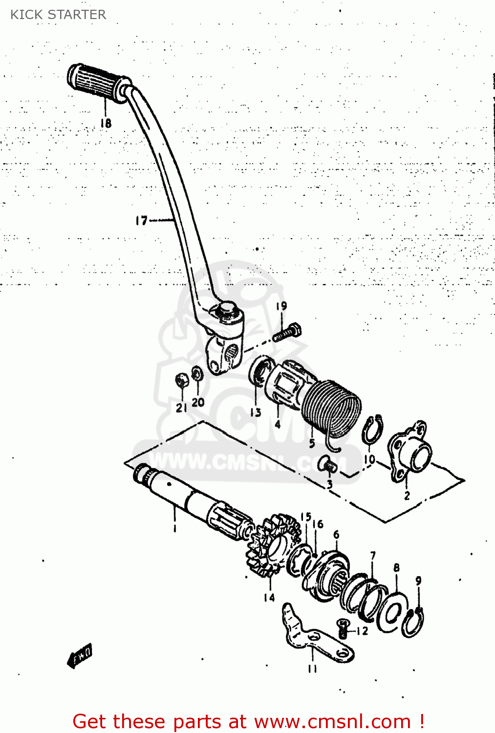 KICK STARTER GS425L 1979 (N) USA (E03)