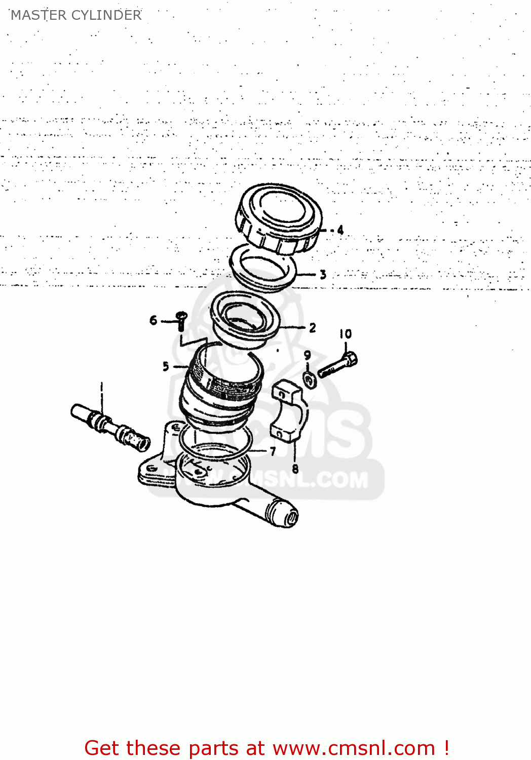 MASTER CYLINDER GS425L 1979 (N) USA (E03)