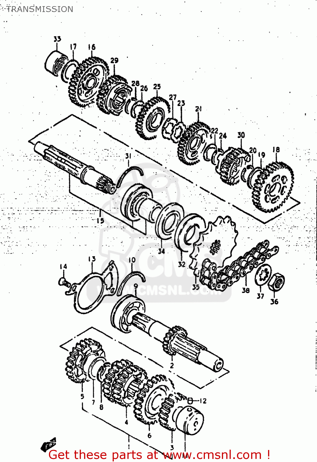 TRANSMISSION GS425L 1979 (N) USA (E03)