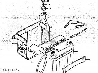 BATTERY - GS425L 1979 (N) USA (E03)