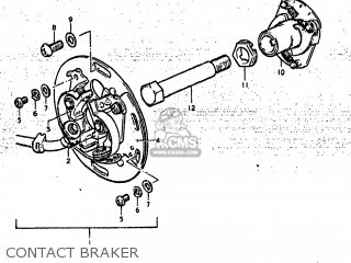 CONTACT BRAKER - GS425L 1979 (N) USA (E03)