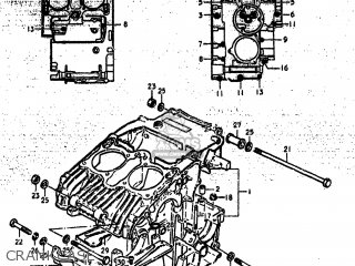 CRANKCASE - GS425L 1979 (N) USA (E03)