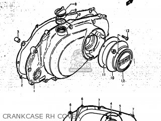 CRANKCASE RH COVER - GS425L 1979 (N) USA (E03)