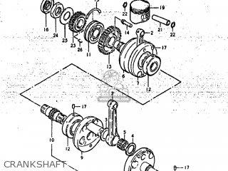 CRANKSHAFT - GS425L 1979 (N) USA (E03)