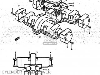 CYLINDER HEAD COVER - GS425L 1979 (N) USA (E03)