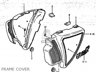 FRAME COVER - GS425L 1979 (N) USA (E03)