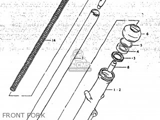 FRONT FORK - GS425L 1979 (N) USA (E03)