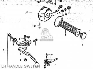 LH HANDLE SWITCH - GS425L 1979 (N) USA (E03)