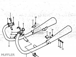 MUFFLER - GS425L 1979 (N) USA (E03)