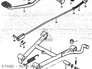 STAND - REAR BRAKE - GS425L 1979 (N) USA (E03)