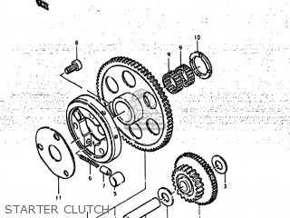 STARTER CLUTCH - GS425L 1979 (N) USA (E03)