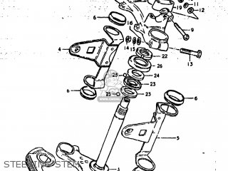 STEERING STEM - GS425L 1979 (N) USA (E03)