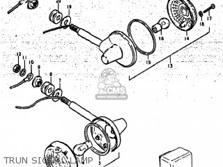 TRUN SIGNAL LAMP - GS425L 1979 (N) USA (E03)