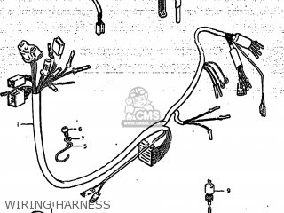 WIRING HARNESS - GS425L 1979 (N) USA (E03)