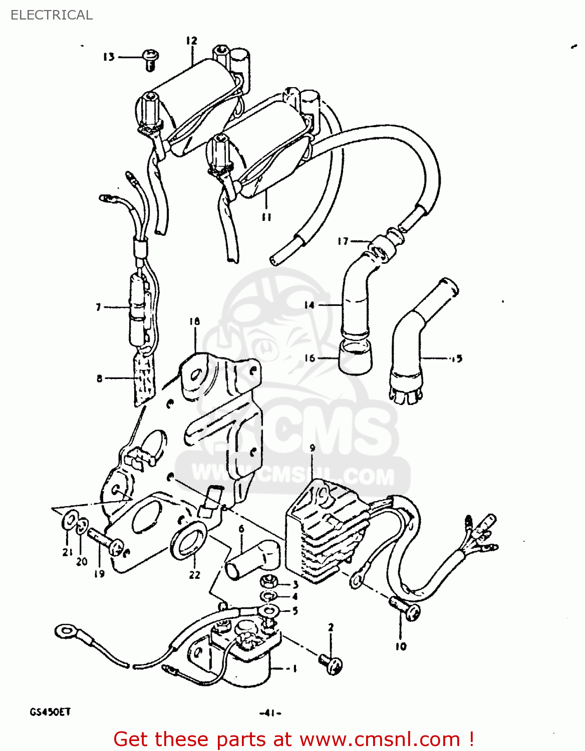ELECTRICAL GS450E 1980 (T) (E01 E02 E04 E17 E18 E21 E22 E24 E25 E34 E39)