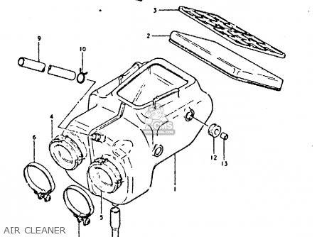 AIR CLEANER - GS450E 1980 (T) (E01 E02 E04 E17 E18 E21 E22 E24 E25 E34 E39)