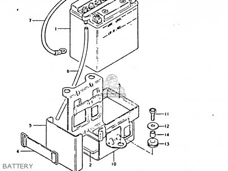 BATTERY - GS450E 1980 (T) (E01 E02 E04 E17 E18 E21 E22 E24 E25 E34 E39)