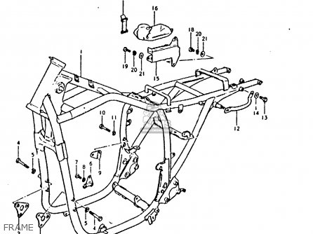 FRAME - GS450E 1980 (T) (E01 E02 E04 E17 E18 E21 E22 E24 E25 E34 E39)