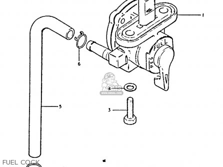 FUEL COCK - GS450E 1980 (T) (E01 E02 E04 E17 E18 E21 E22 E24 E25 E34 E39)