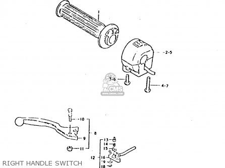 RIGHT HANDLE SWITCH - GS450E 1980 (T) (E01 E02 E04 E17 E18 E21 E22 E24 E25 E34 E39)
