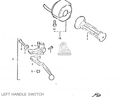 LEFT HANDLE SWITCH - GS450E 1980 (T) (E01 E02 E04 E17 E18 E21 E22 E24 E25 E34 E39)