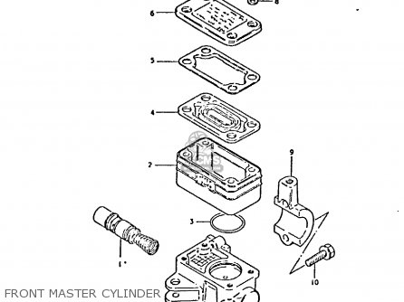 FRONT MASTER CYLINDER - GS450E 1980 (T) (E01 E02 E04 E17 E18 E21 E22 E24 E25 E34 E39)