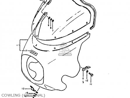 COWLING (OPTIONAL) - GS450E 1980 (T) (E01 E02 E04 E17 E18 E21 E22 E24 E25 E34 E39)
