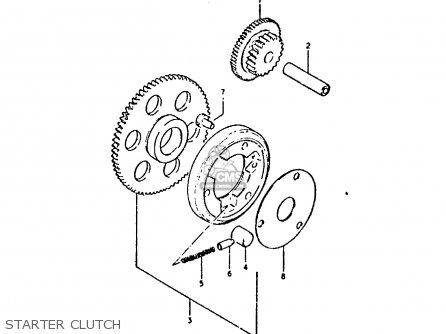 STARTER CLUTCH - GS450E 1980 (T) (E01 E02 E04 E17 E18 E21 E22 E24 E25 E34 E39)