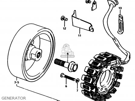 GENERATOR - GS450E 1982 (Z2) GENERAL EXPORT (E01)