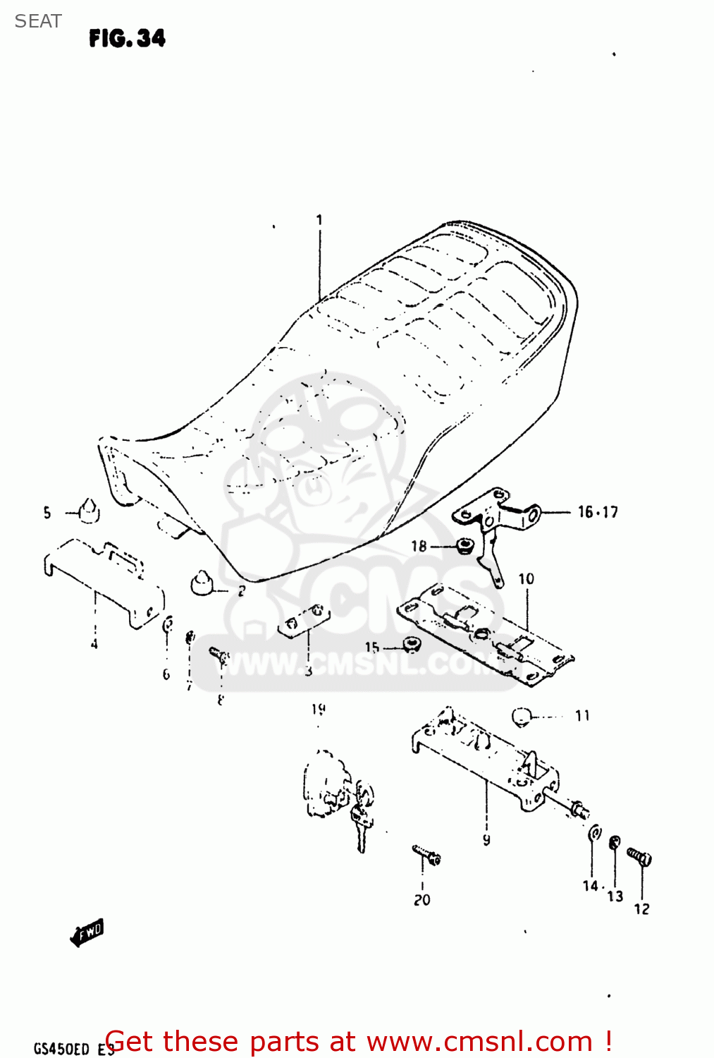 SEAT GS450E 1983 (D) USA (E03)