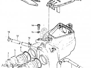 AIR CLEANER - GS450E 1983 (D) USA (E03)