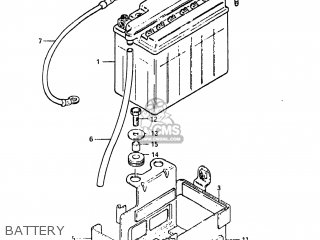 BATTERY - GS450E 1983 (D) USA (E03)