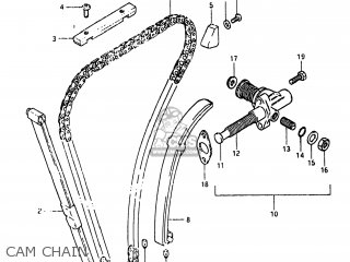 CAM CHAIN - GS450E 1983 (D) USA (E03)
