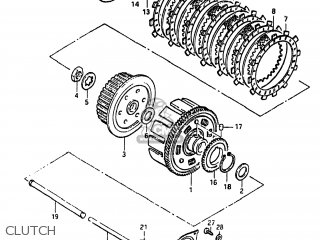 CLUTCH - GS450E 1983 (D) USA (E03)