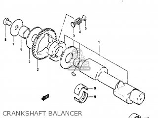 CRANKSHAFT BALANCER - GS450E 1983 (D) USA (E03)